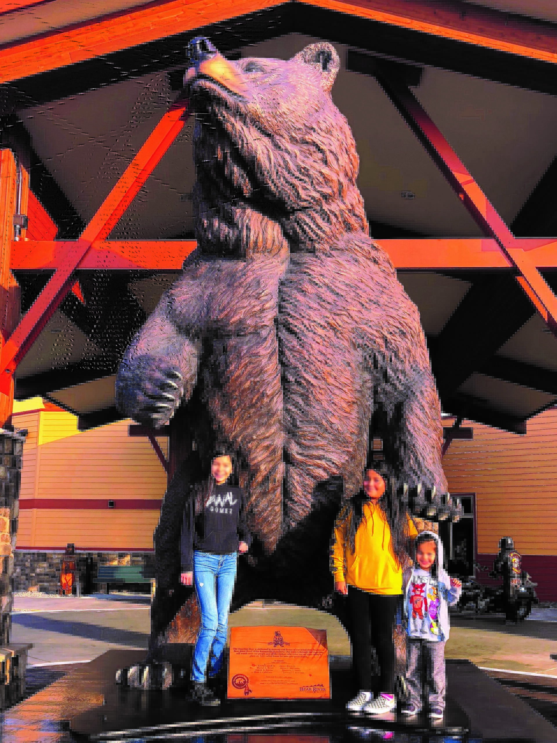 Bear river guardian Bear river guardian sculpture